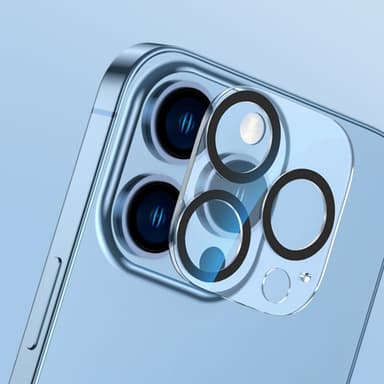 Kamerabeskyttelse linsedeksel herdet glass gjennomsiktig 6-pakning iPhone 13 Pro max