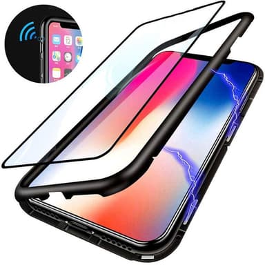 Mobildeksel tosidig herdet glass XiaoMi Redmi Note7 / 7Pro - Svart
