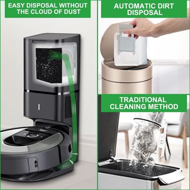 Støvsugerposer 6 stk. til iRobot Roomba i7 i7+ i7+ E5 E6 S9 S9 +