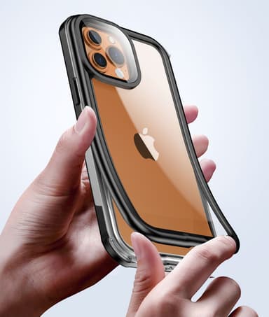 Vanntett deksel til iPhone 13/13 Pro, svart/grått/transparent