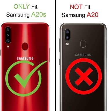 Samsung Galaxy A20S skall gjennomsiktig