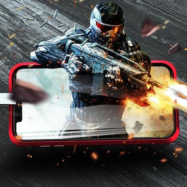 Magnetisk skall med dobbeltsidig herdet glass - iPhone 11 Pro - Rød