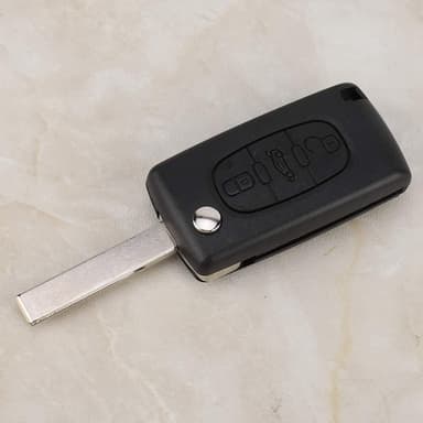 Nøkkelskall kompatibel med Citroën Sega C4 / Peugeot