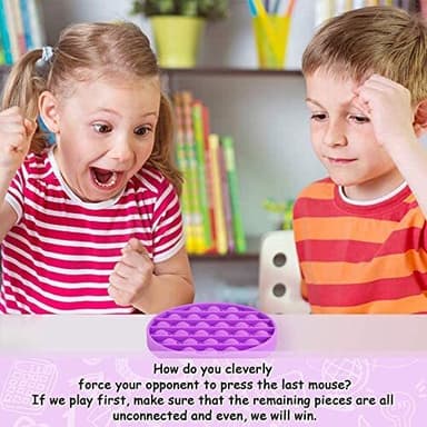 Pop it Fidget Toy rund Lilla