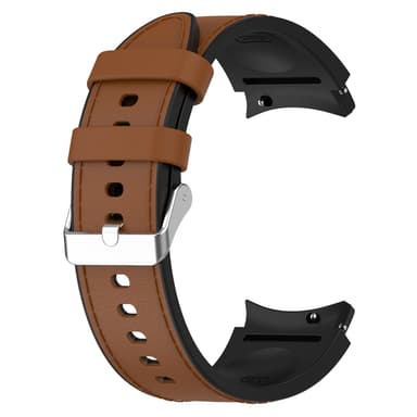 Silikon ensfarget armbåndsurrem for Samsung Galaxy Watch Brun S