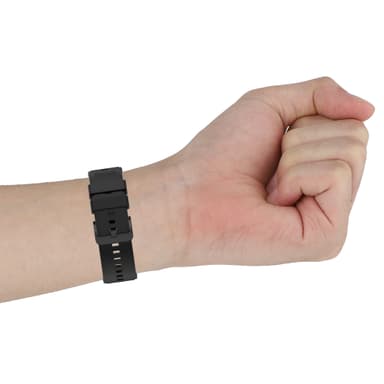 Klokkereim 20 mm Garmin/Huawei/Samsung Galaxy Watch Sort