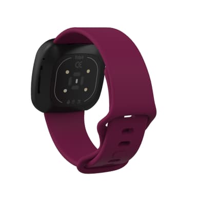 Fitbit Versa 3/Fitbit Sense armbånd silikon Burgundy (S)