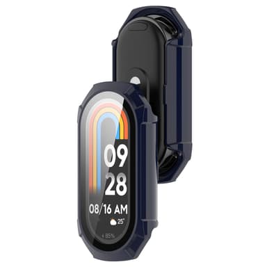 Smart klokkedeksel med skjermbeskytter Mørke blå Mi Band 8