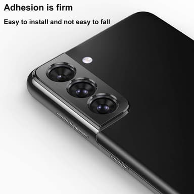 Samsung S21 Plus linsedeksel aluminiumslegering Sort