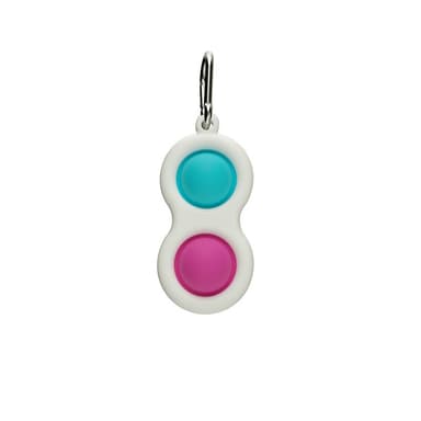 Pop it Fidget leketøy med 2 bobler Rosa/blått