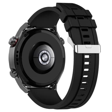 Klokkereim 22 mm med 2 størrelser Sort