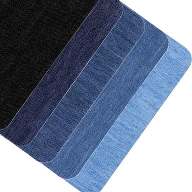 Strykelapper for dongeri 30 stk Denim blå