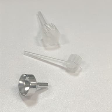 Liten refill sprayflaske for parfyme 8 ml Sølv