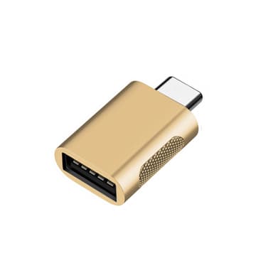 USB C til USB 3.2 Adapter 10 Gbps Gull