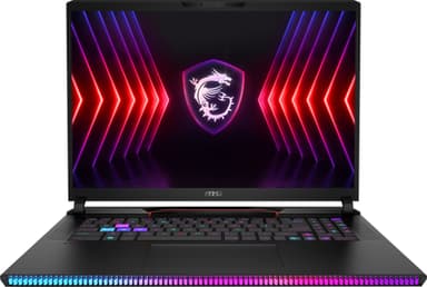 MSI Raider GE78 HX i9-14X/32/2TB/4080 16" bærbar gaming-PC