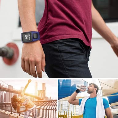 Klokkereim til TomTom Adventurer / Golfer / Runner / Spark Mørke blå