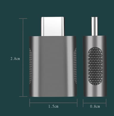 USB C til USB 3.2 Adapter 10 Gbps Gull