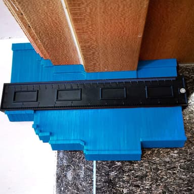 Profilmal for konturer / former (25x10 cm) Blå
