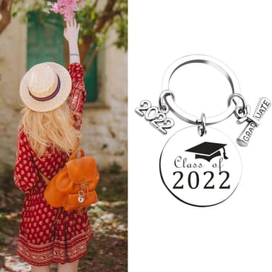 Nøkkelring med ""Class of 2022""-merke for eksamen