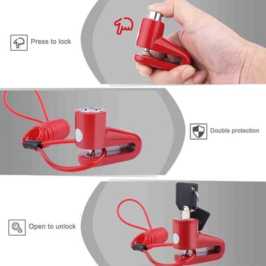 Bremselås for Xiaomi Mijia M365 elektrisk scooter Rød
