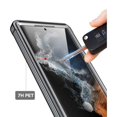 Støtsikker vanntett mobildeksel Sort Samsung S23 Ultra