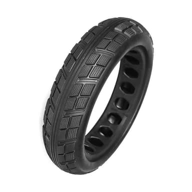 2 pakke 8,5 tommer hult solid dekk til Xiaomi M365 elektrisk scooter med brekkjern Sort