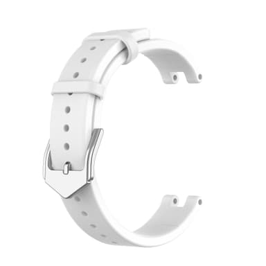Reim i ekte skinn til Garmin Lily, hvit