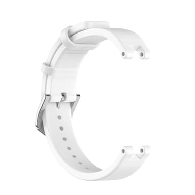 Reim i ekte skinn til Garmin Lily, hvit