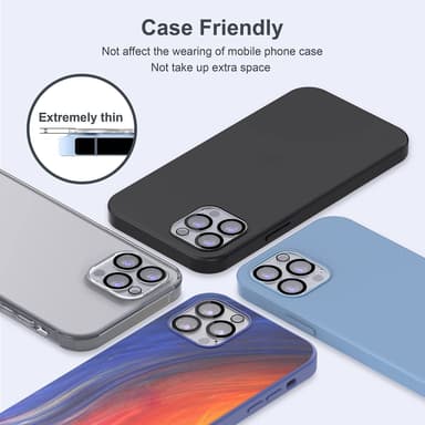 Linsedeksel til iPhone 13 Pro / 13 Pro Max, 3-pakning