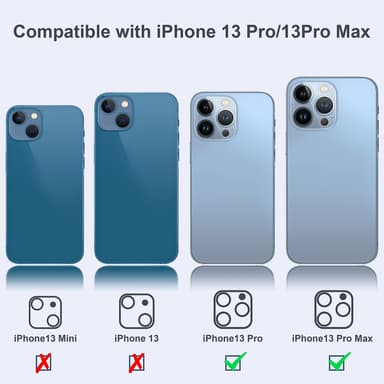Linsedeksel til iPhone 13 Pro / 13 Pro Max, 3-pakning