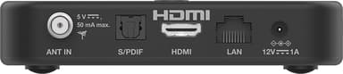 Strong Hybrid DVB-T2 & Android TV Box 4K UHD-strømmeenhet (sort)