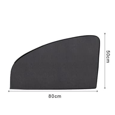 Magnetisk frontvindu solskjerm Nylon mesh svart