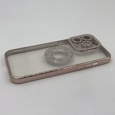 Elegant mobiltelefondeksel Sparkle & Bling Rose gull iPhone 14 Pro Max