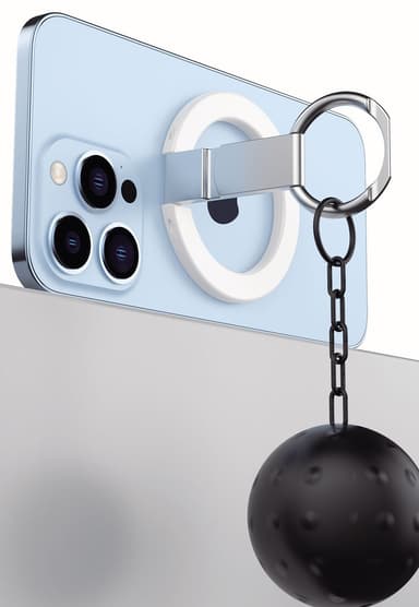 Magnetisk telefonringholder for telefongrep for iPhone 14/13/12 Hvit
