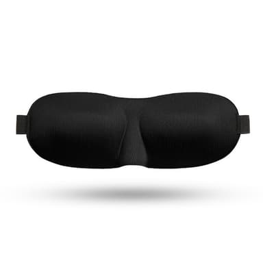 Sovemaske, sort 3D 2 stk.