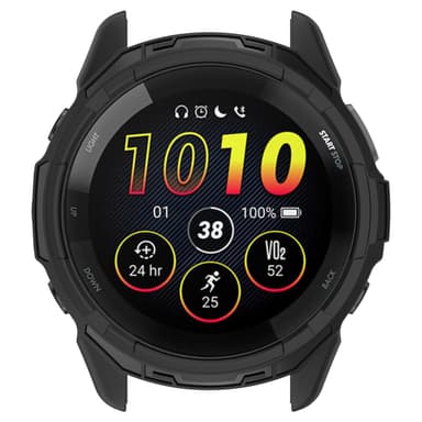 Smartwatch beskyttelsesdeksel TPU Sort Garmin Forerunner 265