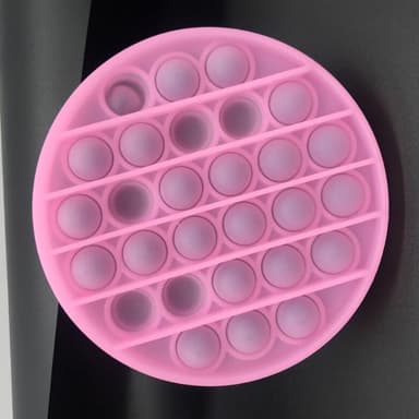 Pop it Fidget leketøy rund Rosa