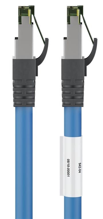 CAT 8.1 patch -ledning, S/FTP (PiMF), blå