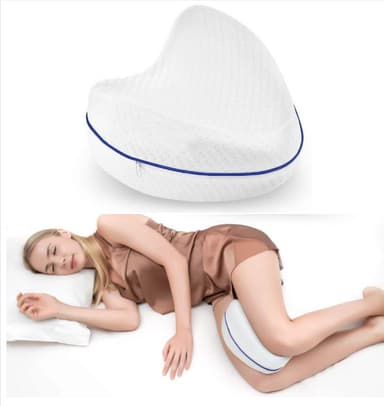 Ergonomisk fotpute i minneskum Blå / Hvit
