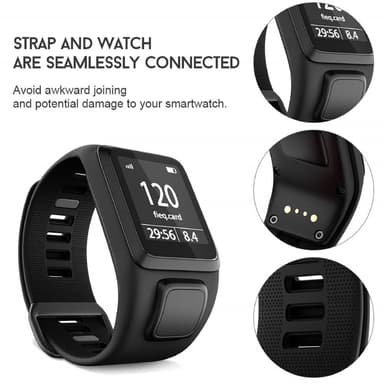 Klokkereim til TomTom Adventurer / Golfer / Runner / Spark Sort