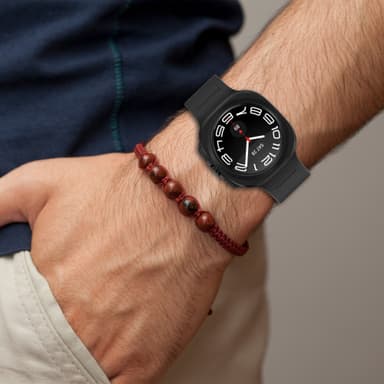 Samsung Watch Ultra 47 mm silikonbånd med magnetlås Sort