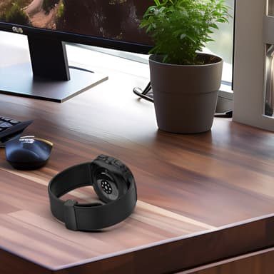 Samsung Watch Ultra 47 mm silikonbånd med magnetlås Sort