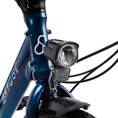 Hygge Virum Step 2024 Folding, Light City Bike, Saphhire Blue