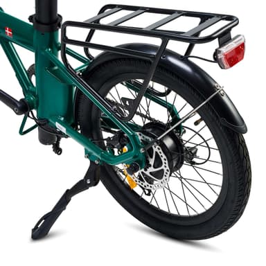 Hygge Virum 2024 Folding, Light City Bike, British Racing Green