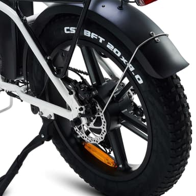 Hygge Vester 2024 Folding Electric Bike, 20 Inch Fat tyres ebike