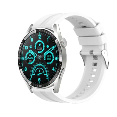Klokkereim 20 mm for Garmin/Huawei/Samsung Galaxy Watch Hvit
