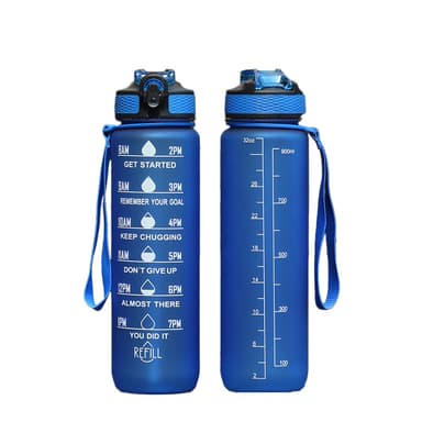 Sportsvannflaske 1000ml Blå