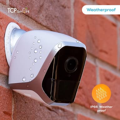 TCP SMART WIFI Utendørskamera 1080p 16Gb Hvit