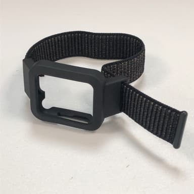 Myk nylon, pustende justerbar stropp for Redmi Watch 1/2 Lite Sort