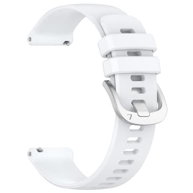 Silikonklokkerem for Xiaomi Watch 2 Pro/Watch S3 og Honor Watch 4 Pro Hvit